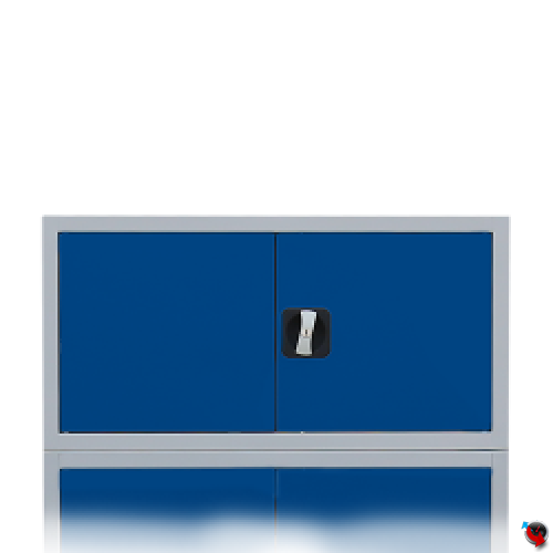 Stahl-Aktenschrank Aufsatz für 80 cm breite Schränke - blaue Türen- lange Lieferzeit 6-8 Wochen !