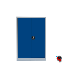 Artikel Nr. 530322 - Stahl-Aktenschrank - Stahlschrank - 92 x 42 x 120 cm - blaue Türen - Lieferzeit ca. 2-3 Wochen !