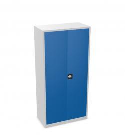 Stahlschrank, Stahl Aktenschrank  - Maß: 80 x 38 x 180 cm - Türen blau - sofort lieferbar - Preishammer- Topseller  !